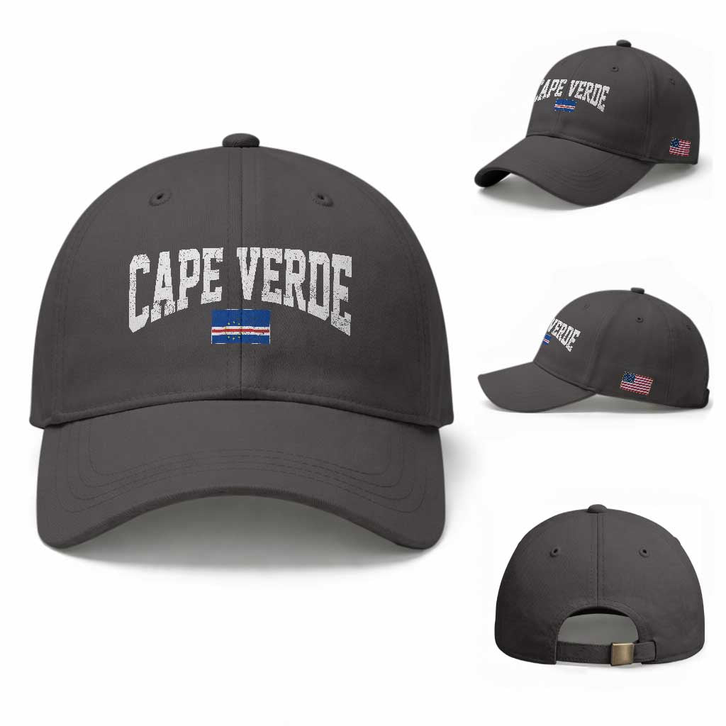 Cape Verde Sports Throwback Baseball Cap Cabo Verdean Pride