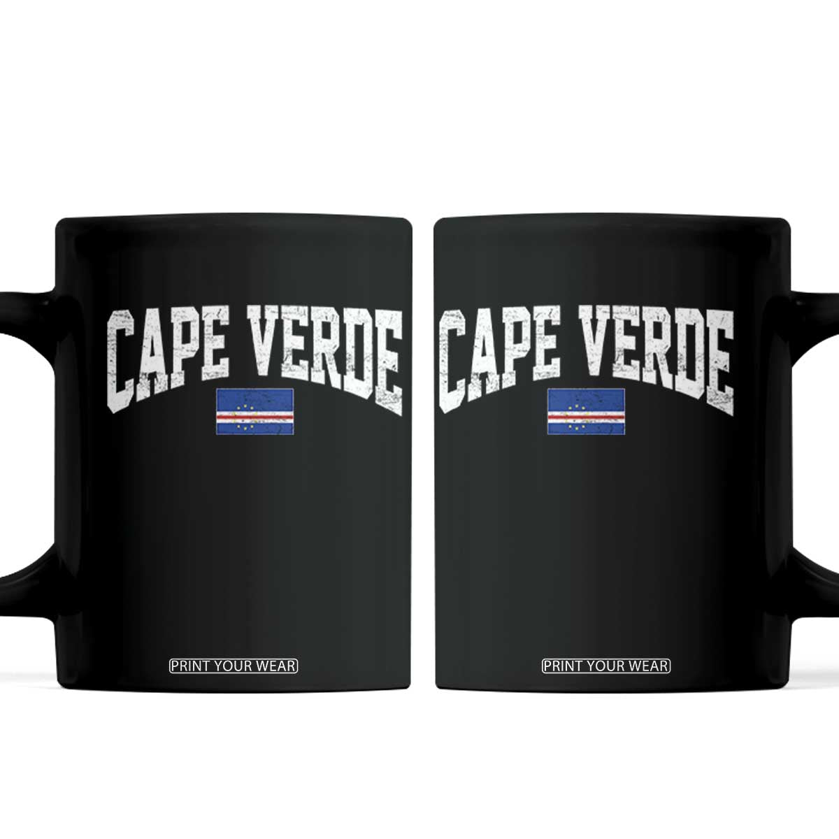 Cape Verde Sports Throwback Coffee Mug Cabo Verdean Pride