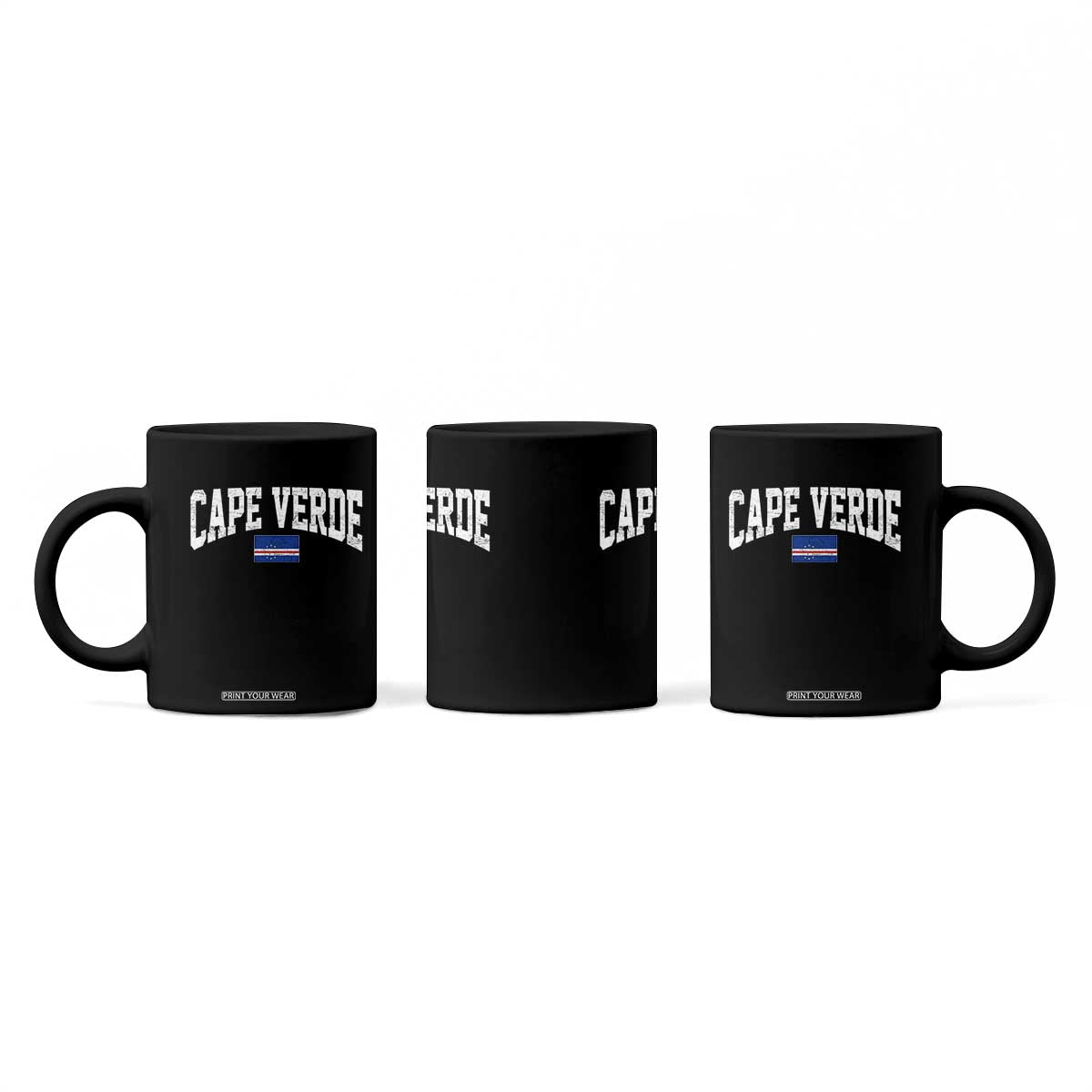 Cape Verde Sports Throwback Coffee Mug Cabo Verdean Pride
