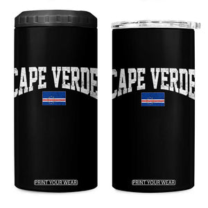 Cape Verde Sports Throwback 4 in 1 Can Cooler Tumbler Cabo Verdean Pride