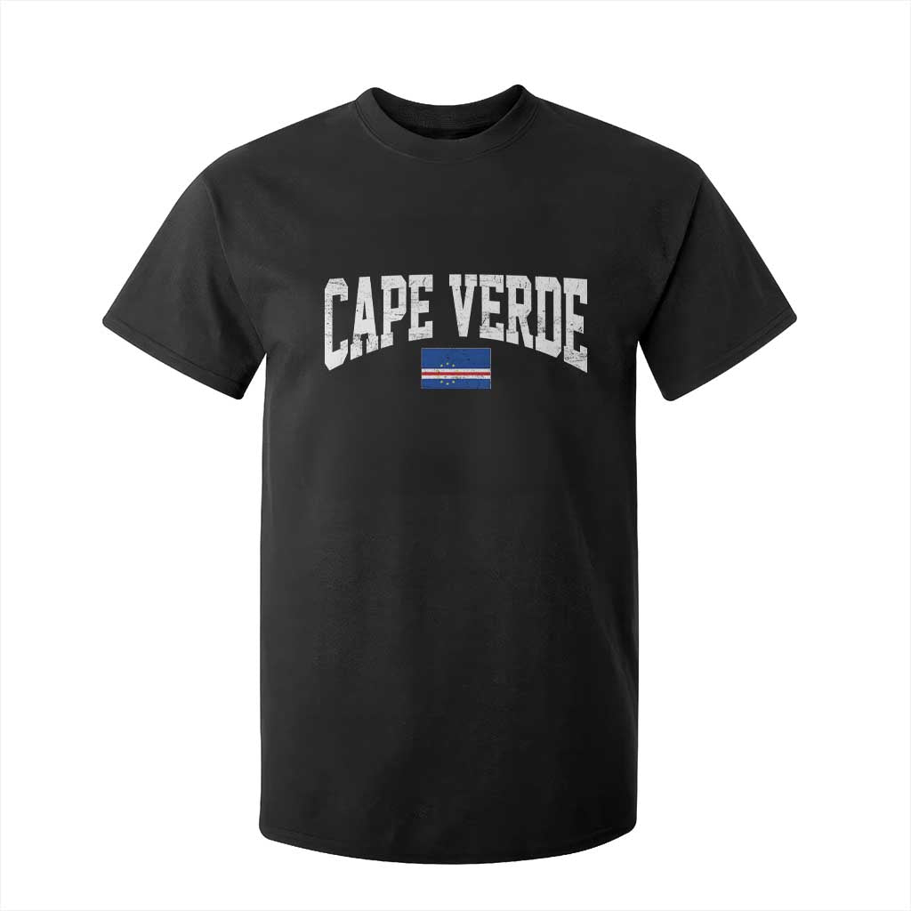 Cape Verde Sports Throwback T Shirt For Kid Cabo Verdean Pride