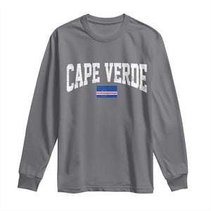 Cape Verde Sports Throwback Long Sleeve Shirt Cabo Verdean Pride