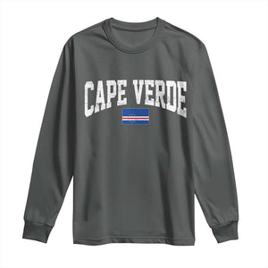 Cape Verde Sports Throwback Long Sleeve Shirt Cabo Verdean Pride