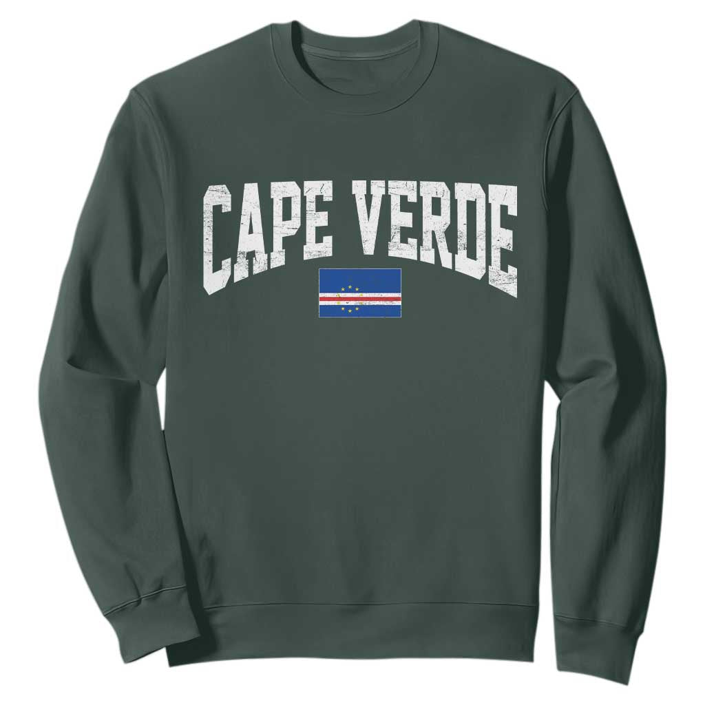 Cape Verde Sports Throwback Sweatshirt Cabo Verdean Pride