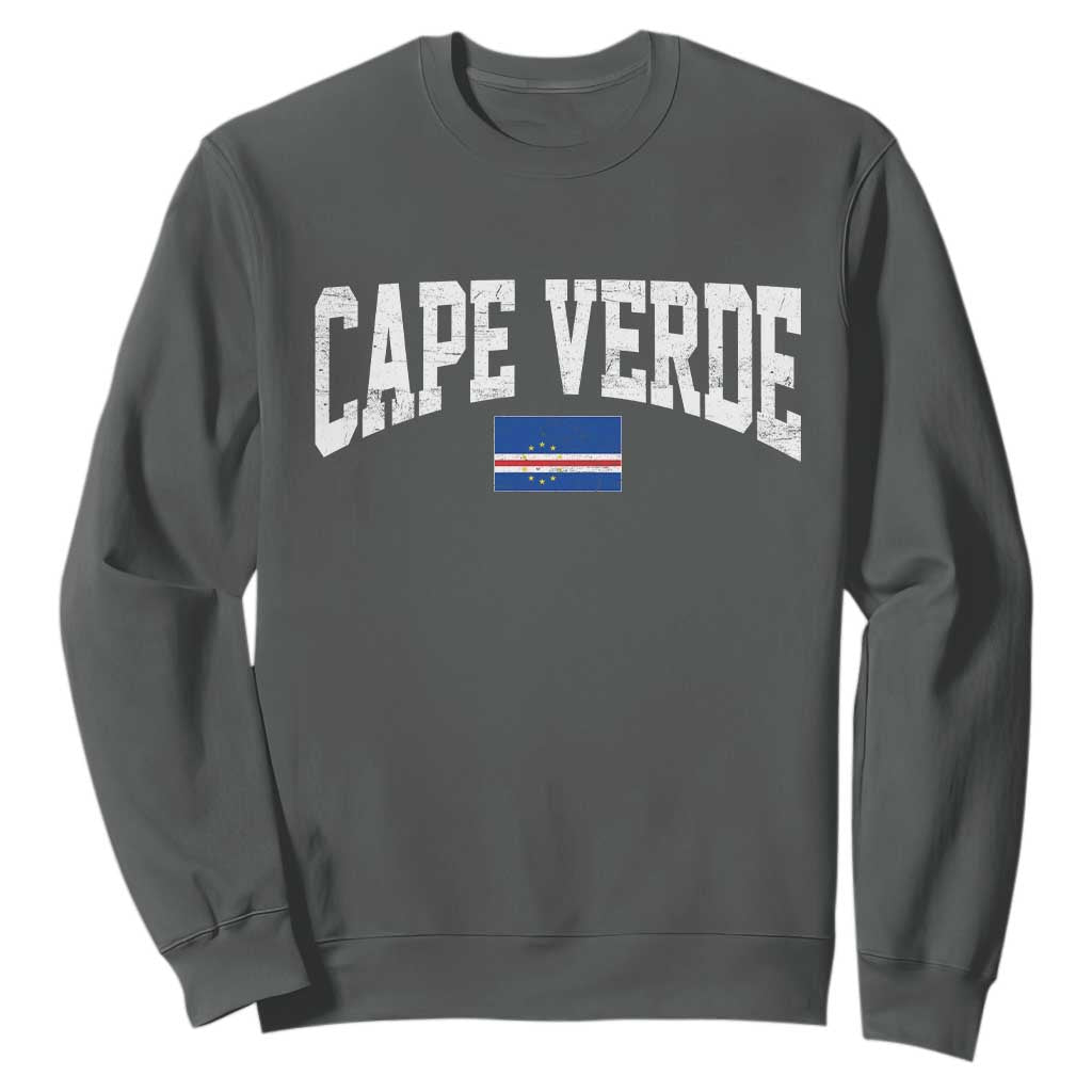 Cape Verde Sports Throwback Sweatshirt Cabo Verdean Pride