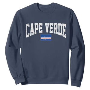 Cape Verde Sports Throwback Sweatshirt Cabo Verdean Pride