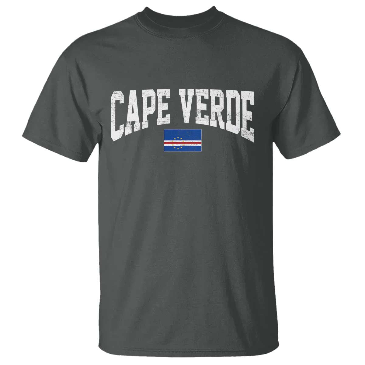 Cape Verde Sports Throwback T Shirt Cabo Verdean Pride