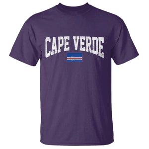 Cape Verde Sports Throwback T Shirt Cabo Verdean Pride