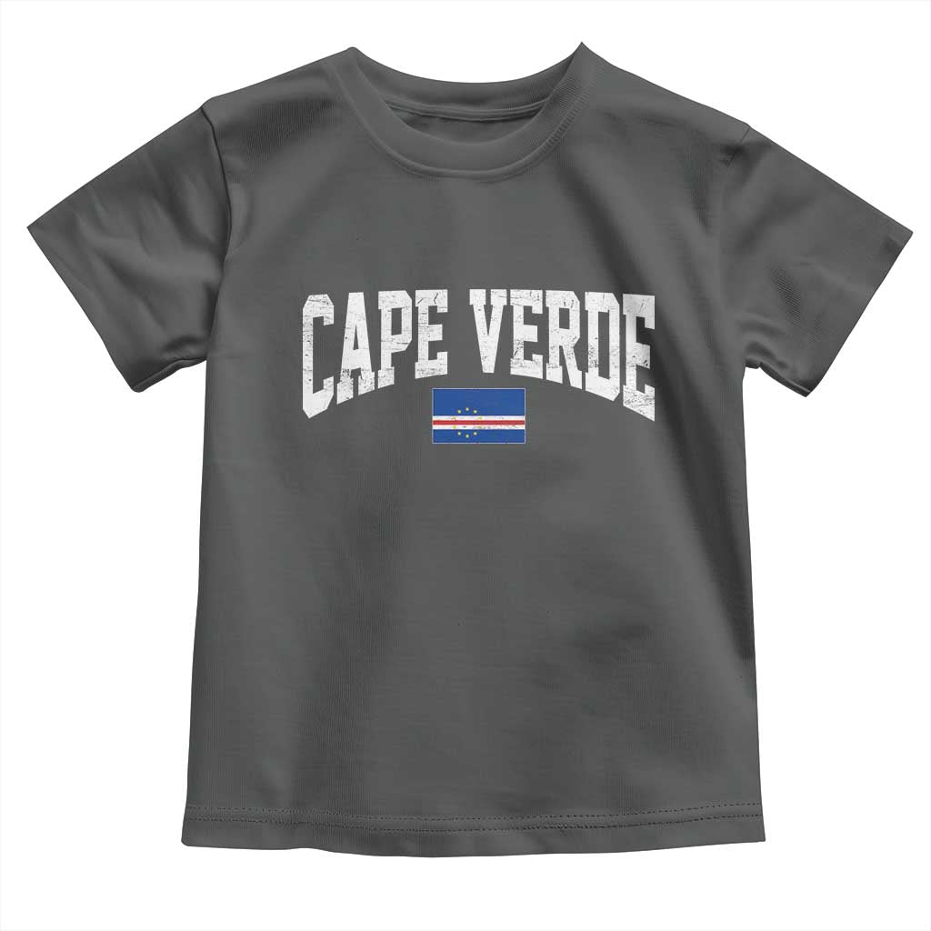Cape Verde Sports Throwback Toddler T Shirt Cabo Verdean Pride