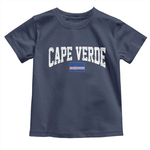 Cape Verde Sports Throwback Toddler T Shirt Cabo Verdean Pride