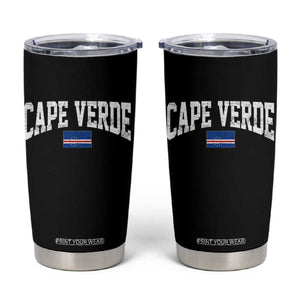 Cape Verde Sports Throwback Tumbler Cup Cabo Verdean Pride