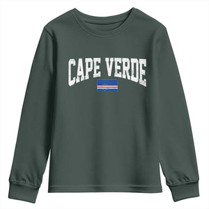 Cape Verde Sports Throwback Youth Sweatshirt Cabo Verdean Pride