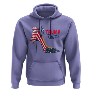 Trump Girl Hoodie High Heel Stilettos American Flag TS11 Violet Print Your Wear