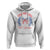 Trump Girl No Apologies Hoodie Coquette American Flag Patriotic Bow TS11 White Print Your Wear