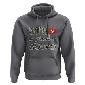 Funny Back To School Hunting Hoodie 5TH Grade Squad Camo Flag Apple Arrow TS11 Charcoal Print Your Wear