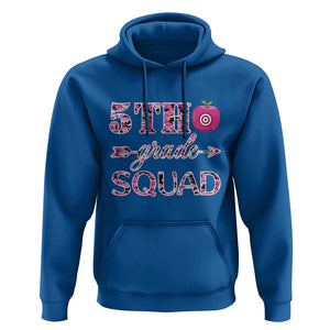 Funny Back To School Hunting Hoodie 5TH Grade Squad Pink Camo Flag Apple Arrow TS11 Royal Blue Print Your Wear