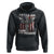 Jesus Is My Savior Trump Is My President Hoodie American Flag Cross TS11 Black Print Your Wear