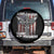 Jesus Is My Savior Trump Is My President Spare Tire Cover American Flag Cross TS11 No hole Black Print Your Wear