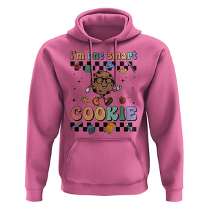 Funny Student Hoodie I'm One Smart Cookie Apple Book Ruler Pencil TS11 Azalea Print Your Wear