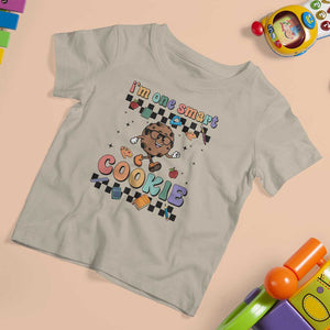 Funny Student T Shirt For Kid I'm One Smart Cookie Apple Book Ruler Pencil TS11 Sand Print Your Wear