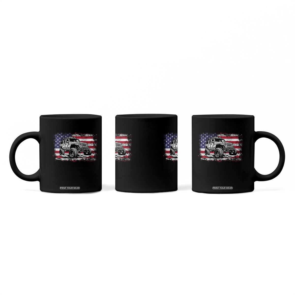 American Flag UTV Side By Side SXS Off Road Car Coffee Mug TS11 Print Your Wear