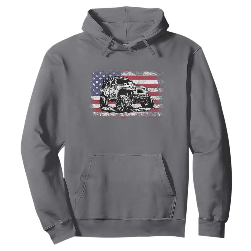American Flag UTV Side By Side SXS Off Road Car Hoodie TS11 Charcoal Print Your Wear