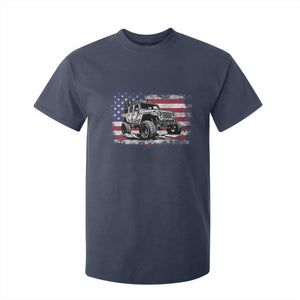 American Flag UTV Side By Side SXS Off Road Car T Shirt For Kid TS11 Navy Print Your Wear