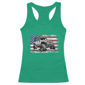 American Flag UTV Side By Side SXS Off Road Car Racerback Tank Top TS11 Irish Green Print Your Wear