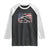 American Flag UTV Side By Side SXS Off Road Car Raglan Shirt TS11 Black White Print Your Wear