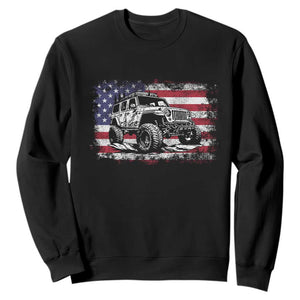 American Flag UTV Side By Side SXS Off Road Car Sweatshirt TS11 Black Print Your Wear