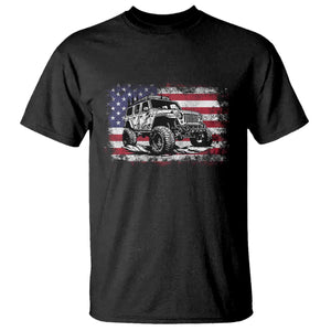 American Flag UTV Side By Side SXS Off Road Car T Shirt TS11 Black Print Your Wear