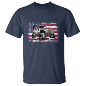 American Flag UTV Side By Side SXS Off Road Car T Shirt TS11 Navy Print Your Wear