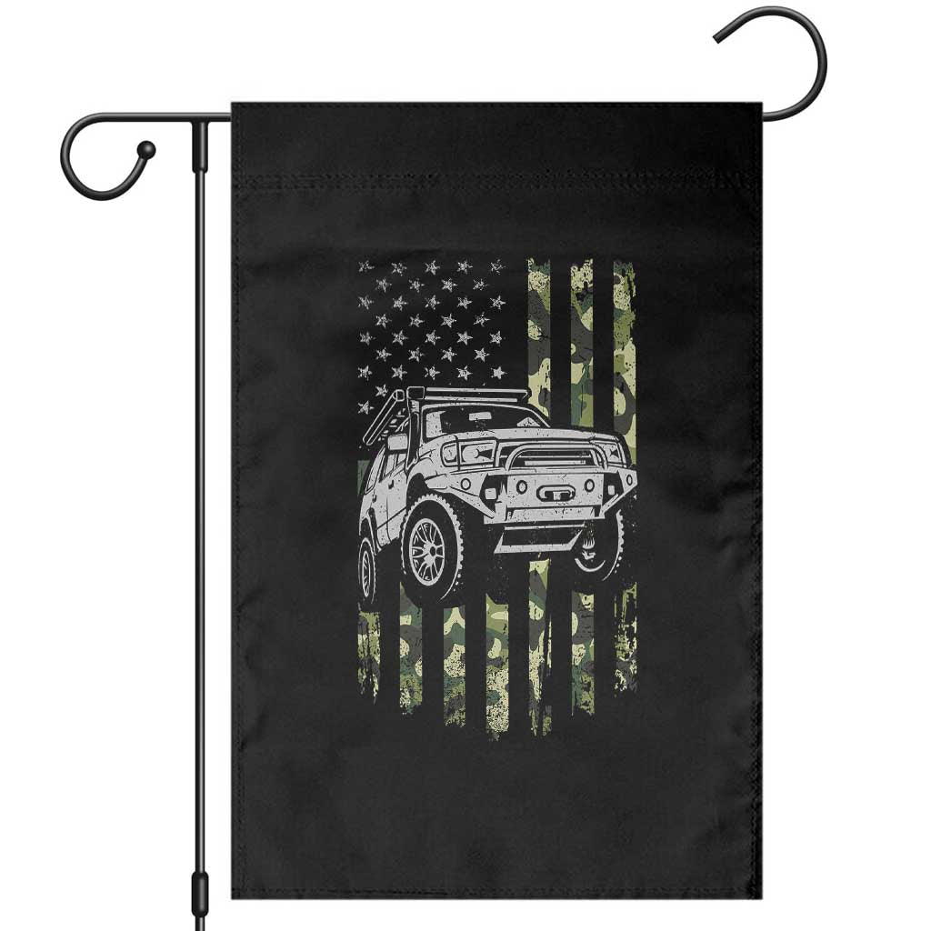 Camouflage American Flag UTV Side By Side SXS Off Road Car Garden Flag TS11 Black Print Your Wear