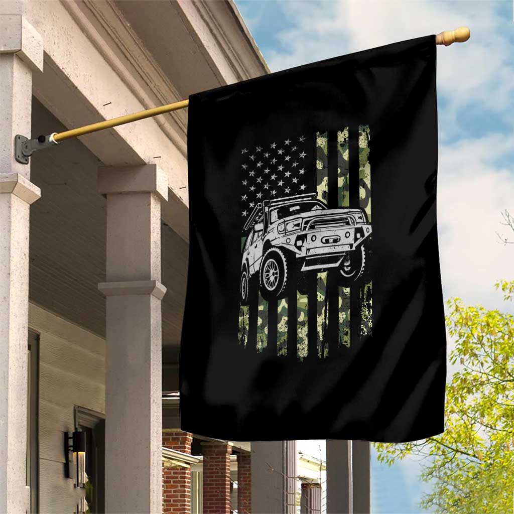 Camouflage American Flag UTV Side By Side SXS Off Road Car Garden Flag TS11 Print Your Wear