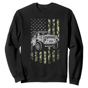 Camouflage American Flag UTV Side By Side SXS Off Road Car Sweatshirt TS11 Black Print Your Wear