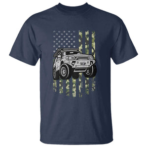 Camouflage American Flag UTV Side By Side SXS Off Road Car T Shirt TS11 Navy Print Your Wear