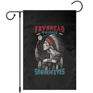 Native American Women Garden Flag Frybread Thighs Skoden Eyes Dreamcatcher TS11 Black Print Your Wear