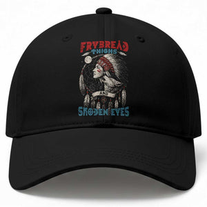 Native American Women Baseball Cap Frybread Thighs Skoden Eyes Dreamcatcher