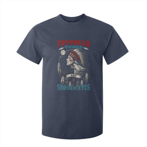 Native American Women T Shirt For Kid Frybread Thighs Skoden Eyes Dreamcatcher TS11 Navy Print Your Wear