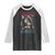Native American Women Raglan Shirt Frybread Thighs Skoden Eyes Dreamcatcher TS11 Black White Print Your Wear