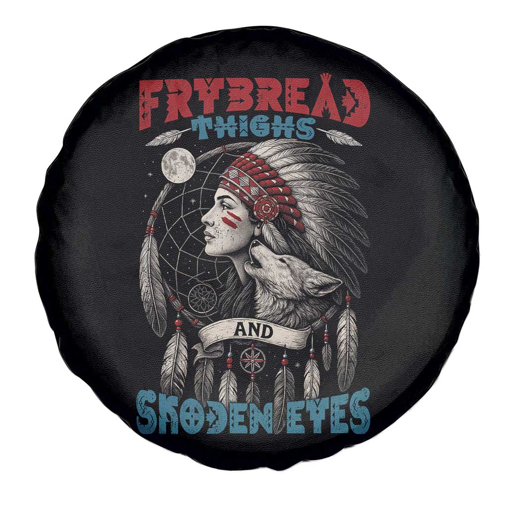 Native American Women Spare Tire Cover Frybread Thighs Skoden Eyes Dreamcatcher TS11 Print Your Wear