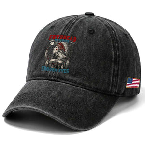 Native American Women Washed Cotton Baseball Cap Frybread Thighs Skoden Eyes Dreamcatcher