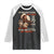 Native American Raglan Shirt We Are Here To Heal Not Harm We Are Here To Love Not Hate TS11 Black White Print Your Wear