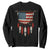 Native American Vintage Feathers USA Flag Sweatshirt TS11 Black Print Your Wear