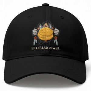 Frybread Power Baseball Cap Native American Indian Food