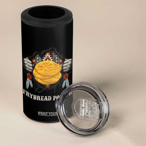 Frybread Power 4 in 1 Can Cooler Tumbler Native American Indian Food TS11 Print Your Wear