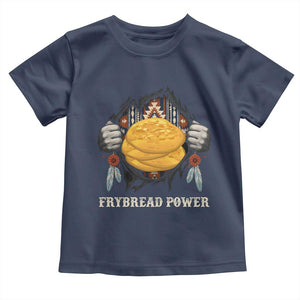 Frybread Power Toddler T Shirt Native American Indian Food TS11 Navy Print Your Wear