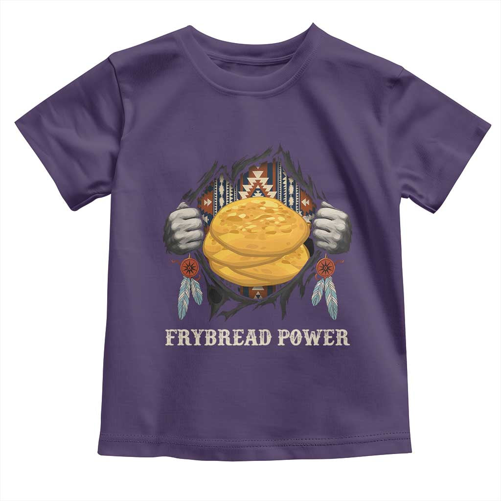 Frybread Power Toddler T Shirt Native American Indian Food TS11 Purple Print Your Wear