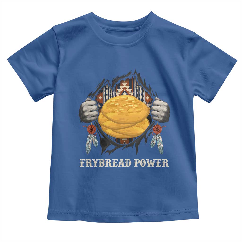 Frybread Power Toddler T Shirt Native American Indian Food TS11 Royal Blue Print Your Wear