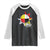 Oglala Lakota Native American Medicine Wheel Feathers Raglan Shirt - Print Your Wear